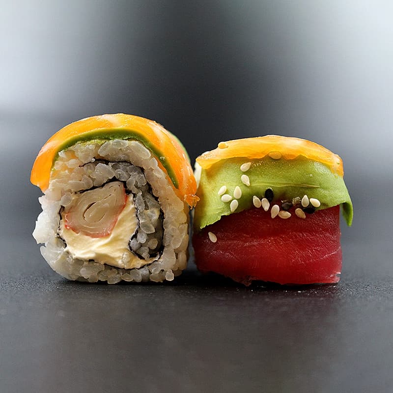 Rainbow sushi